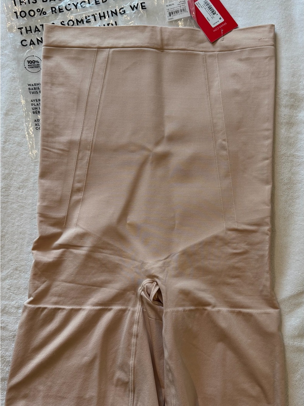 SPANXsculpt OnCore Mid-Thigh Shorts. NWT. Soft Nude. - Picture 3 of 5